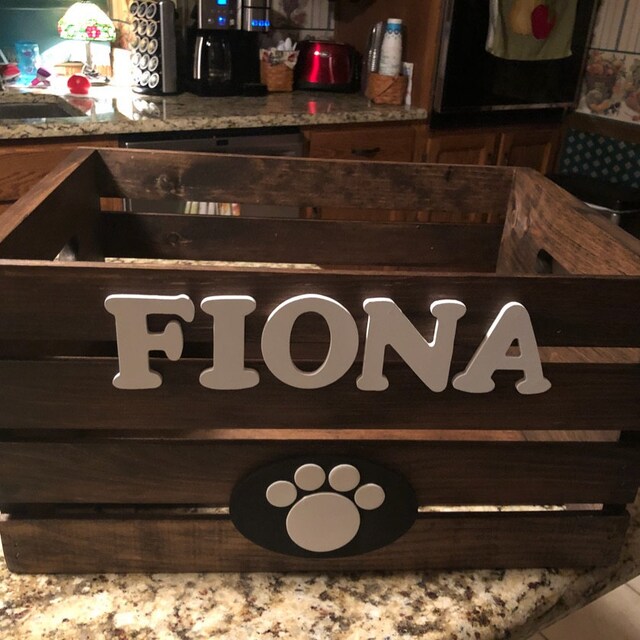Doggy Toy Box personalized Pet Storage Dog Toy Crate Toy Etsy