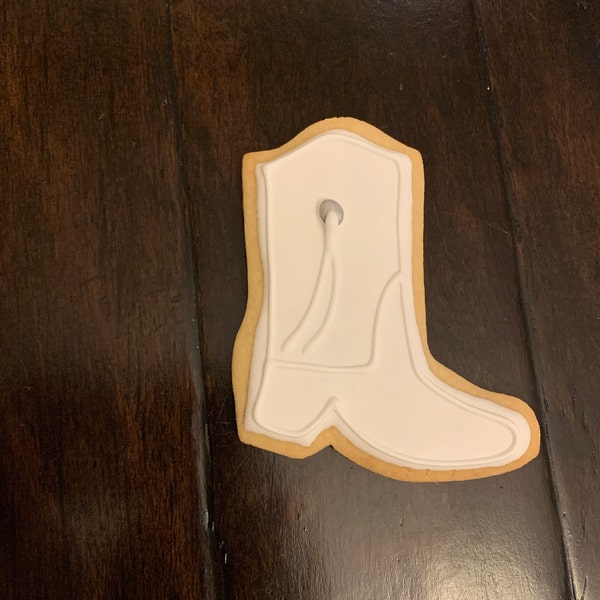 Drill Boot or Cheer Boot or Cheerleader Boot Cookie Cutter and Fondant ...