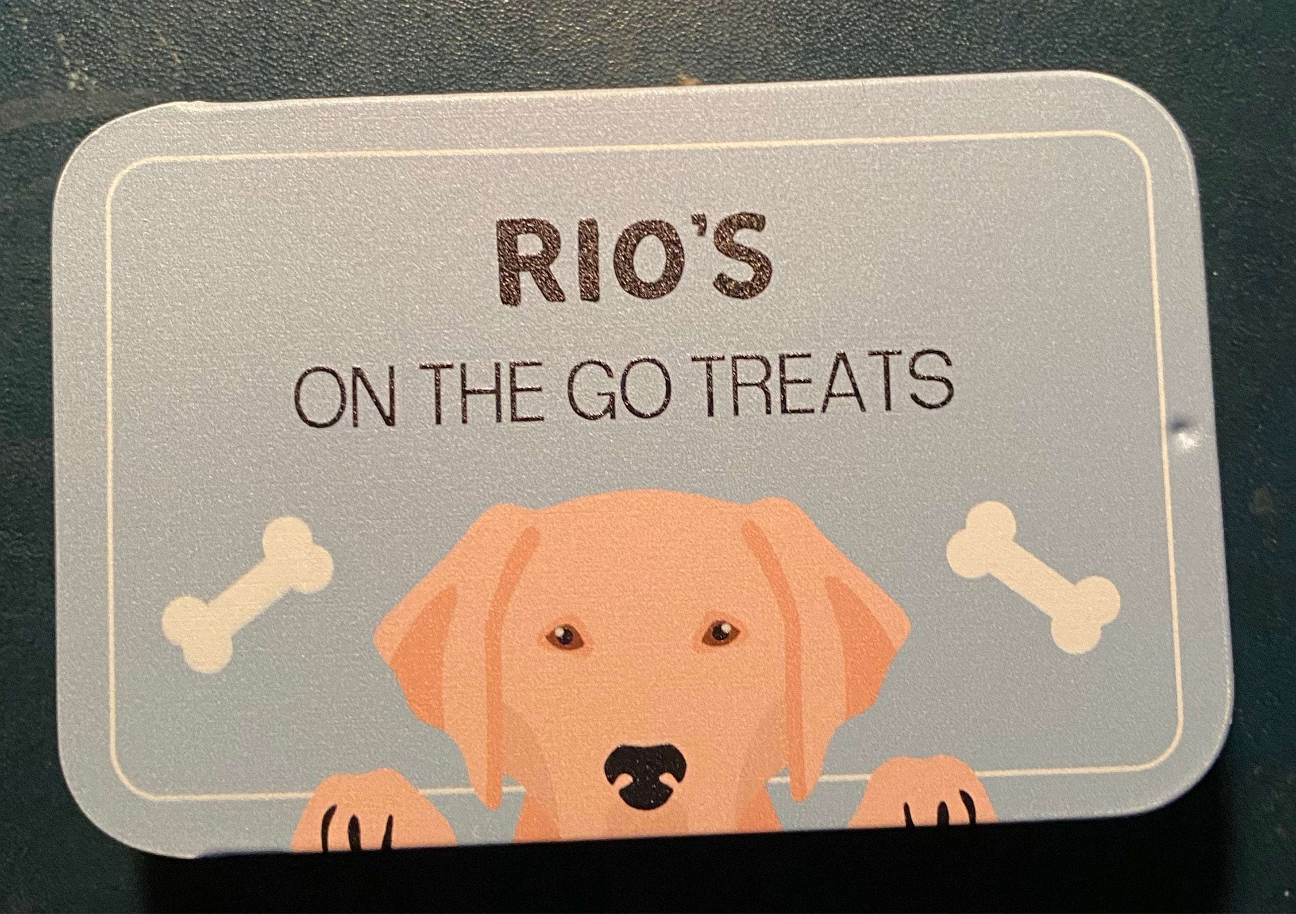 Personalised Dog Breed Treat Tin