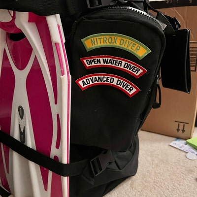 NITROX DIVER Certification Chevron PATCH Scuba Diving Experience Iron ...