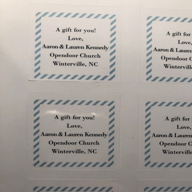 Personalized Birthday Party Gift Tags Custom Tags Birthday Etsy