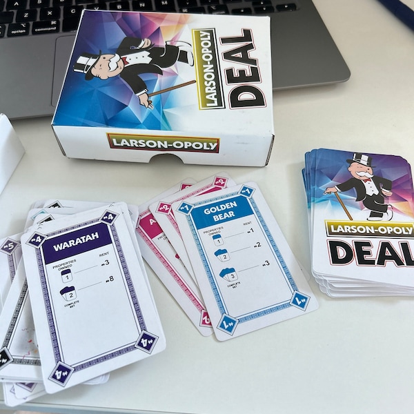 Custom Deal Card Game: Personalized Family Keepsake, Anniversary Gift ...