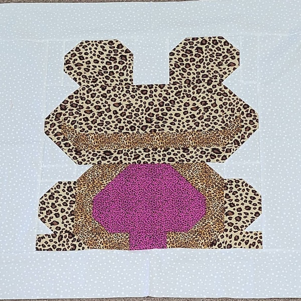 PDF Quilt Block Pattern – Frog – Animal Quilt - Etsy