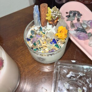 Third Eye Awakening Intention Candle With Crystals Herbs & - Etsy