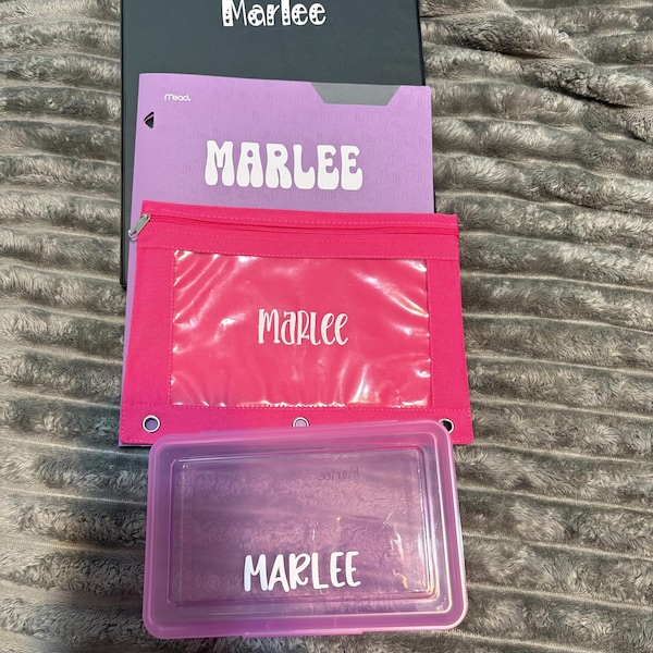 Personalized Vinyl Name Decal Sheets | Durable Custom Stickers for ...