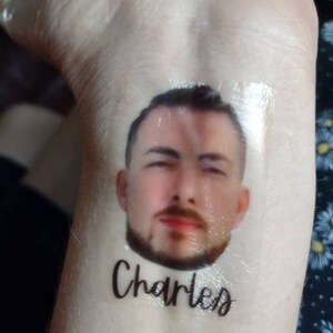 Custom Temporary Tattoos Custom Tattoos Custom Face Tattoos - Etsy