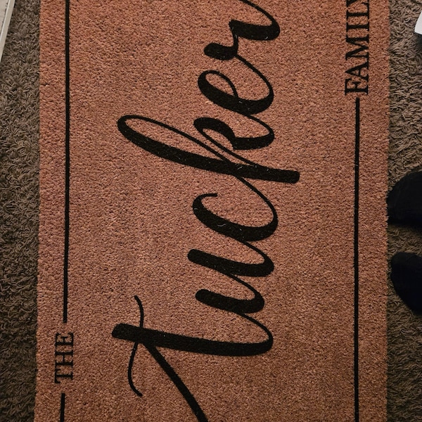 Personalized Family Doormat - Hallowen Gift Idea For Family - Welcome To The Dard Side main image 1