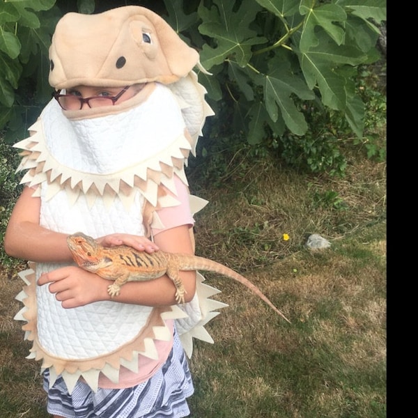 DIY Bearded Dragon Costume PDF Printable Sewing Pattern and Tutorial ...
