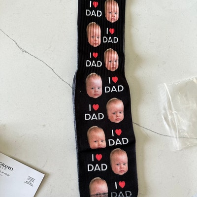 Custom Father's Day Socks, Custom Face Socks, Personalized Socks, Gifts ...