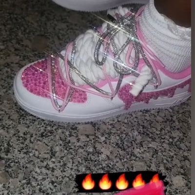 custom glitter af1
