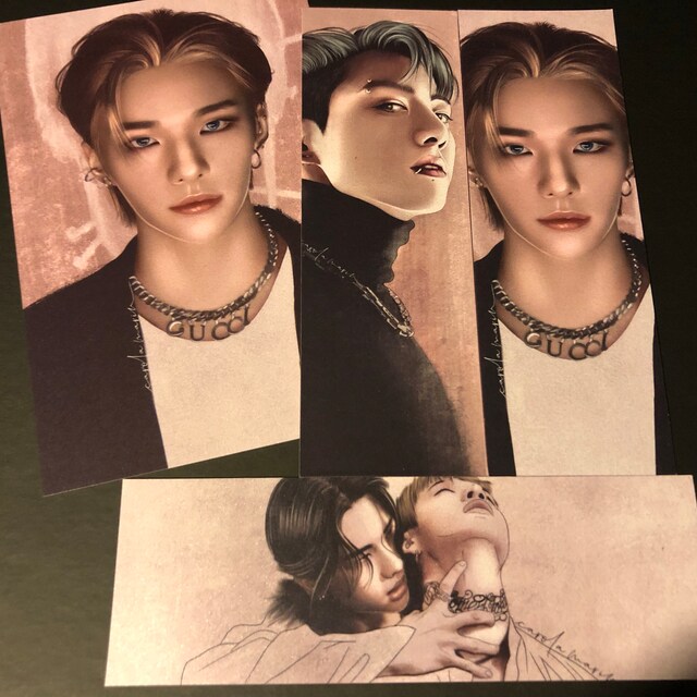 JUNGKOOK ブックマーク BTS Jungkook Bookmark & Print Lámina A5 | BTS 2021 | JK