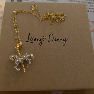 Sterling Silver \u0026 Gold Carousel Horse 