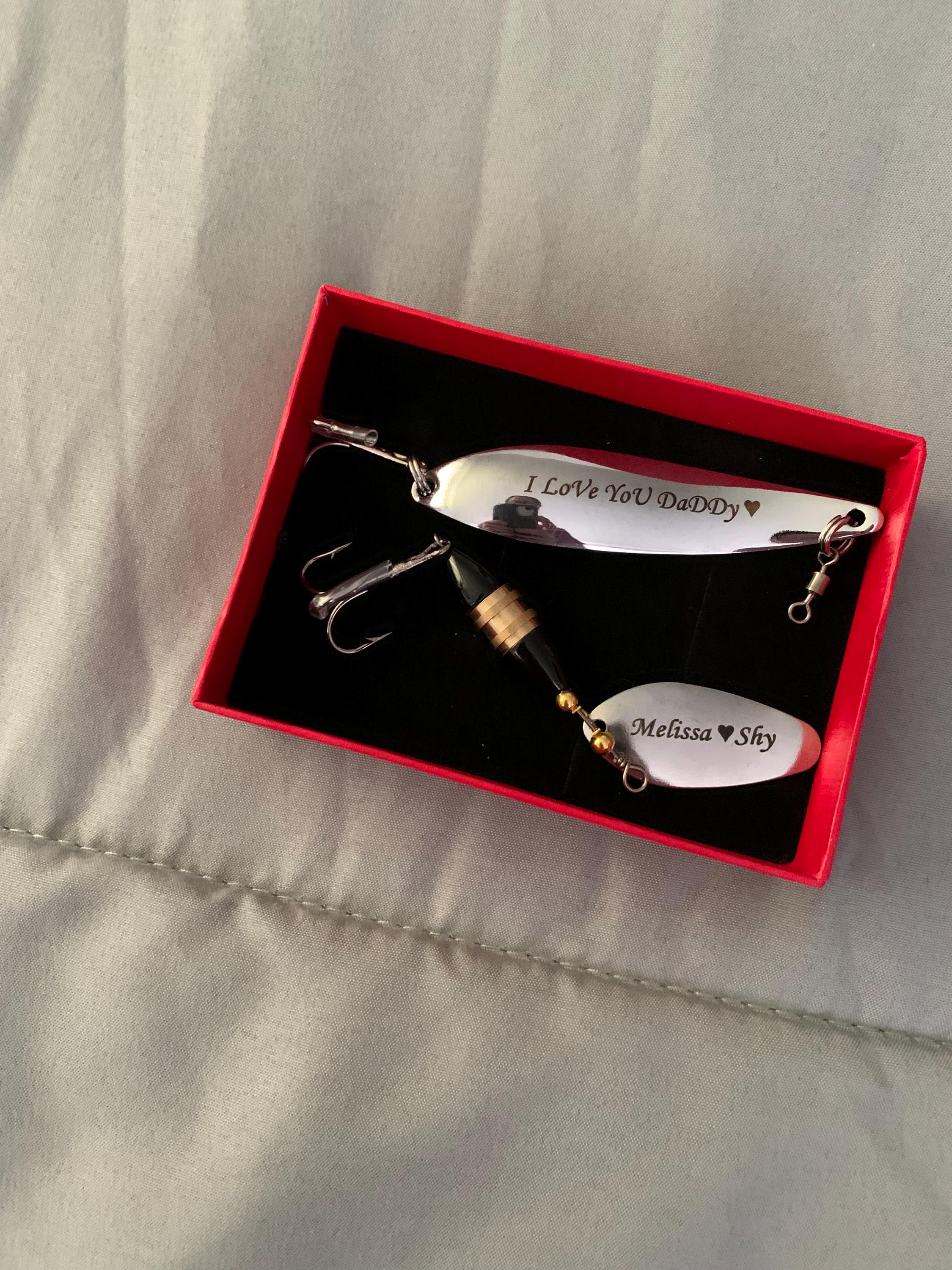 st valentine&#39;s day gift Fishing Custom Lure father&#39;s  gift fisherman Gift for Dad Uncle husband Anniversary Vatertag sgeschenk Reel Bait
