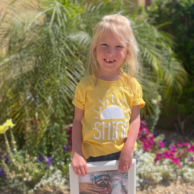 Girls yellow shirts online