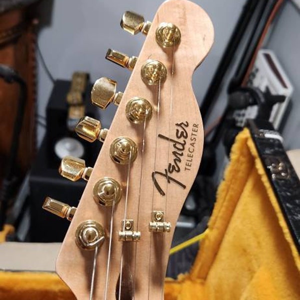 Decalcomania Per Paletta Fender Stratocaster &ndash; Anni 50 Oro Outline