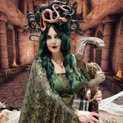 medusa snake headpiece