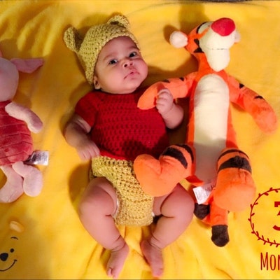 Disney's Inspired Winnie the Pooh Handmade Crochet Baby - Etsy