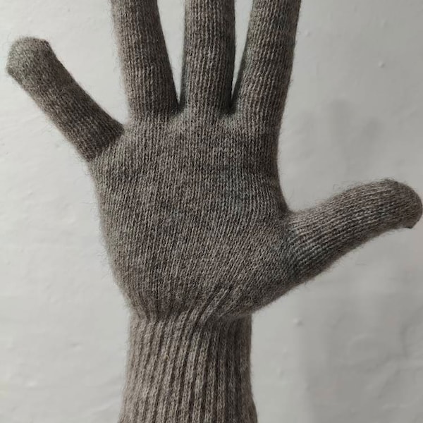 100% Organic Mongolian Sheep Wool Gloves - Luxury Sustainable Fiber - Winter Essentials - Ideal Christmas Gift