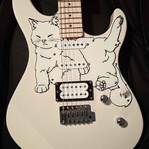 Cat Guitar Pickguard for Yamaha Pacifica 112V | Yamaha