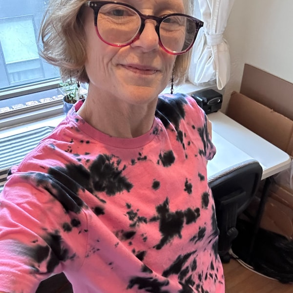 muted tie dye shirt