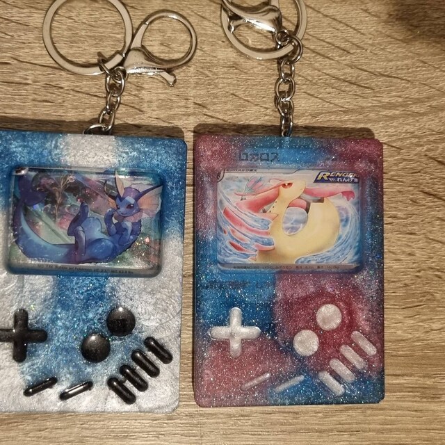 Resin Silicon Shaker Mold Shiny Gameboy Pokemon Card Form