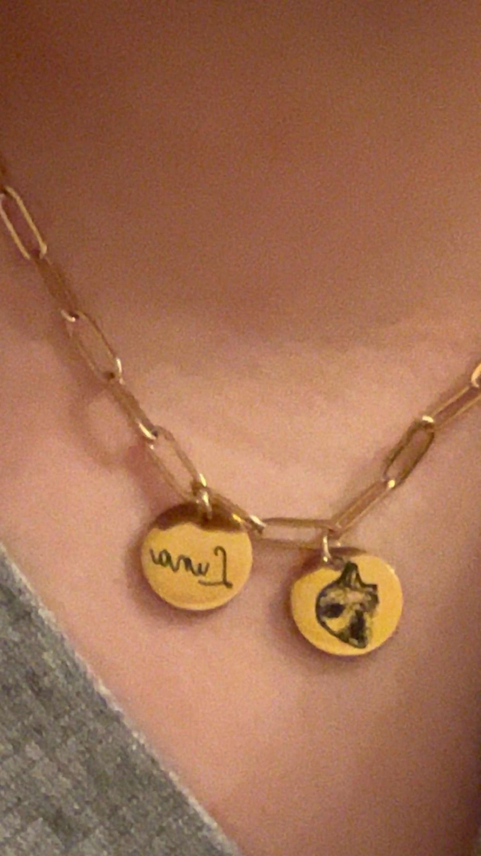Pet Memorial Gifts Pet Lover Gifts Mother&#39;s Day Gift for Her Dog Necklace Personalized Jewelry for Kids Cat Mom Dog Pet