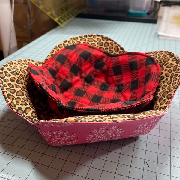 Instant Download Microwave Bowl Cozy PDF Sewing Pattern | 7 Sizes - Etsy