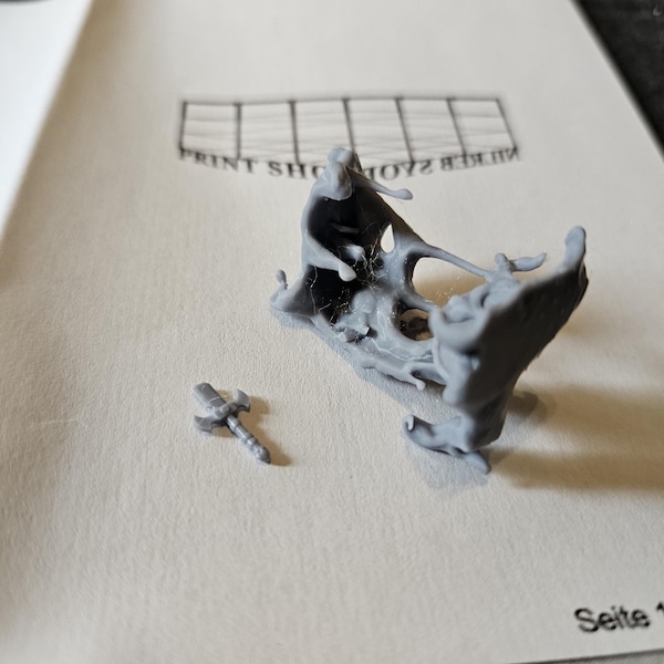 Fantasy Winged Rabbit Miniature | Flying Arcane Hyrnin Figure ...