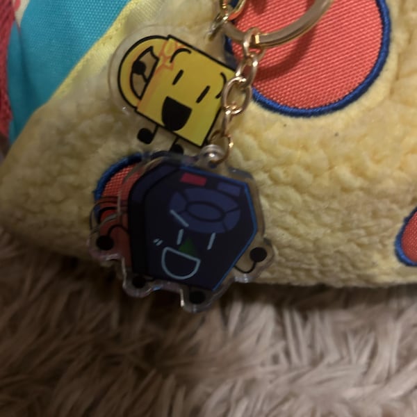 Cup and Treasure Chest PPT2 Linked Keychain Youtube Object Show - Etsy