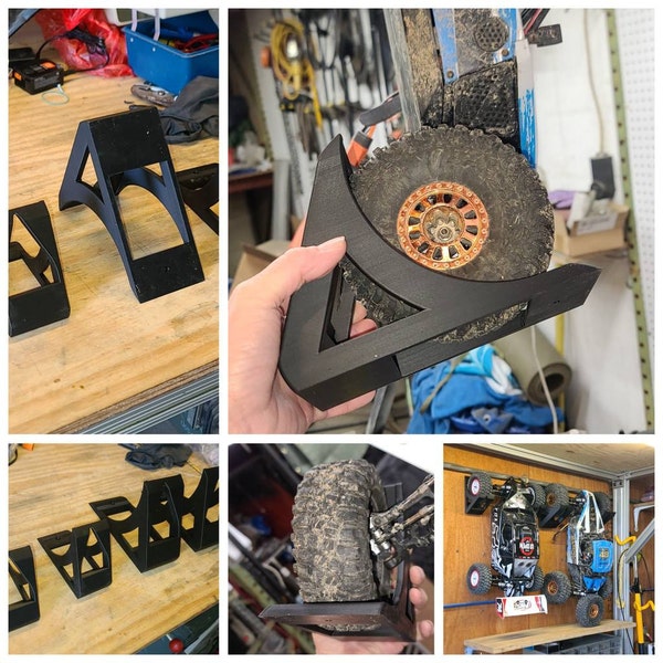 1/10 Scale Rc Wall Mount Octagon V1 , Car, Buggy, Truggy, Rock Crawler ...