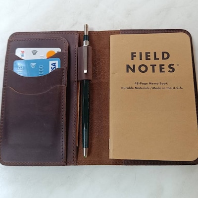 Leather Journal Refillable, Handmade Journal, Field Notes Cover ...
