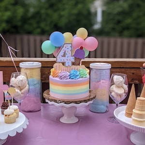 Palloncino Unicorno Arcobaleno Pastello OFFERTA - Palloni e palloncini
