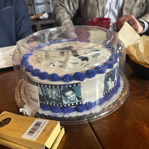 Topper Per Torte Personalizzato Commestibile Elvis Presley 7,5 - Foto 5