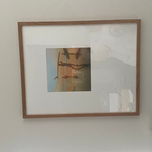 Retro Washington D.C. Road Map Digitaler Kunstdruck, Vintage US Zustand