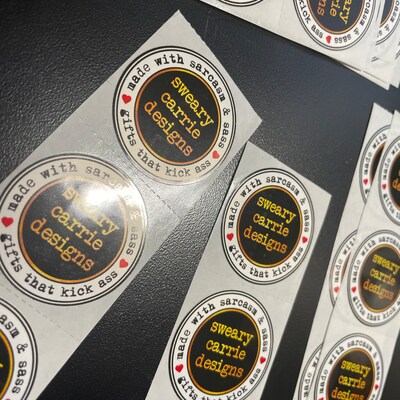 Custom Printed Logo Label Stickers on Roll for Your Product Packaging ...