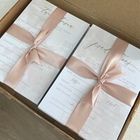 Personalised Guess the Gender Game Cards Gender Reveal Party Baby in