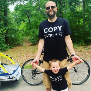Copy Paste Shirts, Dad and Baby Set, Copy Paste Dad and Son Tshirts ...