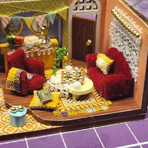 Cuteefun DIY miniatuur poppenhuisset, kleine huisset met meubels, miniatuurhuiskit 1:24 schaal, creatief handgemaakt handwerk, cadeau voor verjaardag kerstdag (Scarborough Cuteefun DIY miniatuur poppenhuisset, kleine huisset met meubels, miniatuurhuiskit 1:24 schaal, creatief handgemaakt handwerk, cadeau voor verjaardag kerstdag (Scarborough