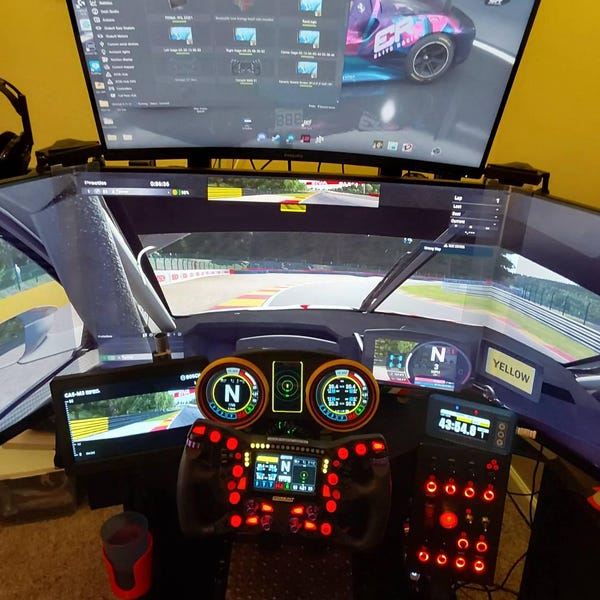 Sim Rig Dashboard 10-inch Dashboard Display With Extended Arm for Sim Racing Rig - Etsy