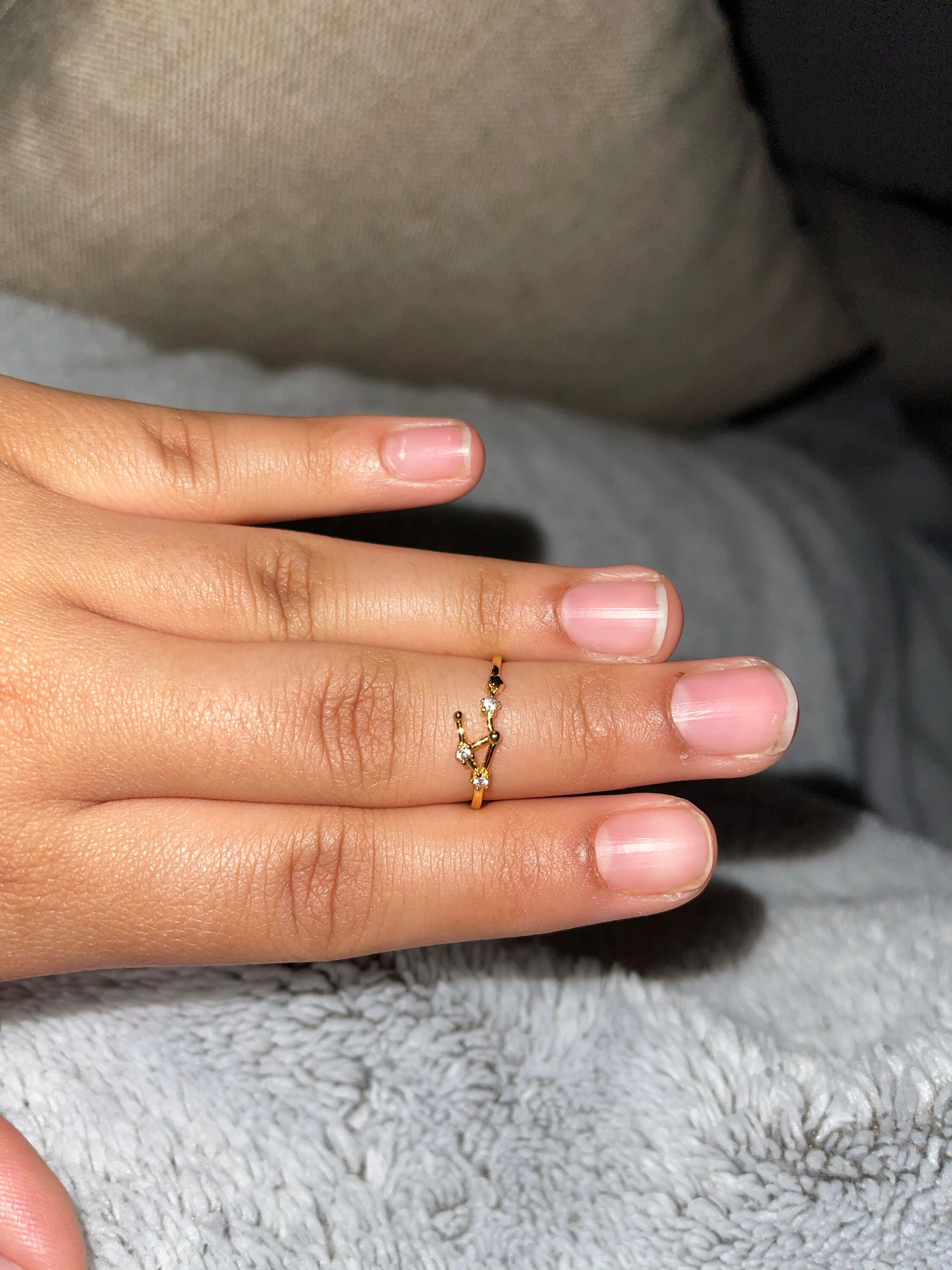 Dainty Zodiac Star Ring For Women Constellation Astrology Horoscope Jewelry Personalized Celestial Birthday Gift Mother&#39;s Day Gift In Box