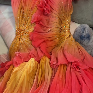 pink and rose gold dress Short Formal A-Line Dress 3269 Champagne / 2XLarge