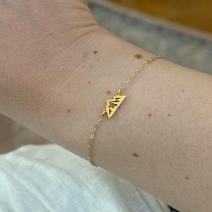 Customer photo, Mountain Range Bracelet
