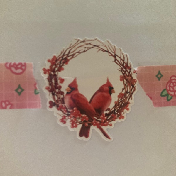 Cardinals Vinyl Sticker Sheet Great for Planners, Journaling ...