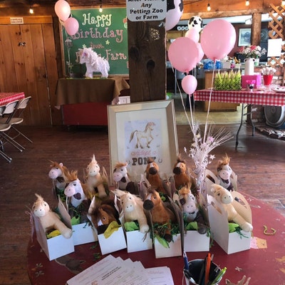 Adopt a Pony Printable Sign and Certificate Girl Horse Birthday Party ...
