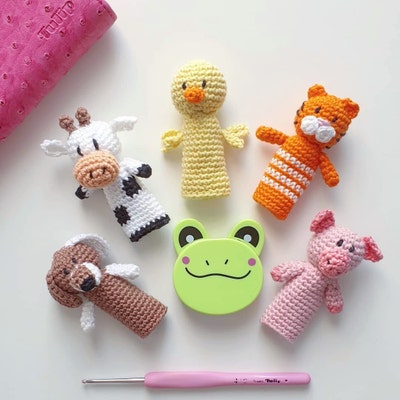 CROCHET PATTERN: Old Macdonald Finger Puppets Farm (Download Now) - Etsy