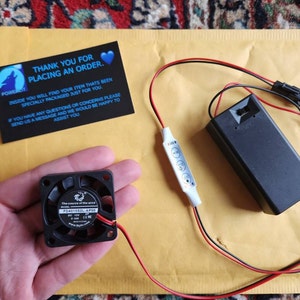 Cooling Fan Remote Antifog Kit Portable Helmet Cosplay Costume Fursuit Halo Star Wars Battery Paintball Airsoft