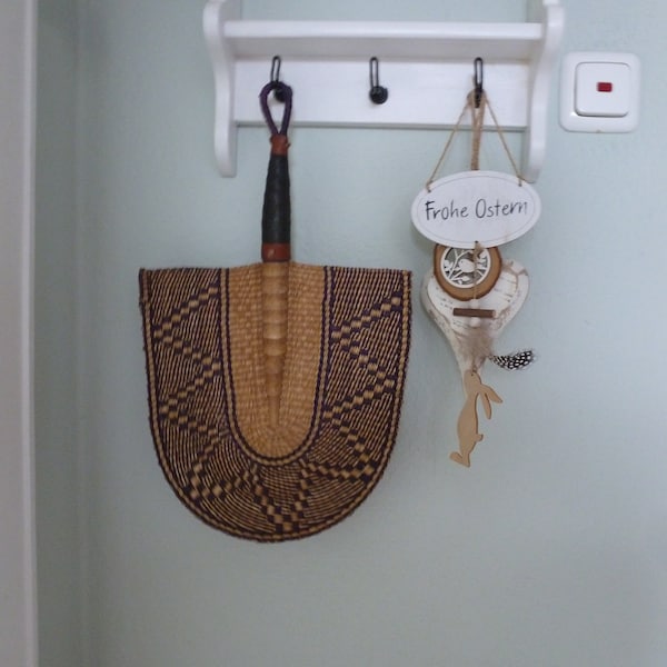 Handwoven Bolga Fan From Ghana Etsy