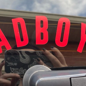 thumbnail image 2 of "Like A Boss" Vinyl Decal Sticker - Funny JDM Car Window, Truck, Bumper Decal 2 of 13