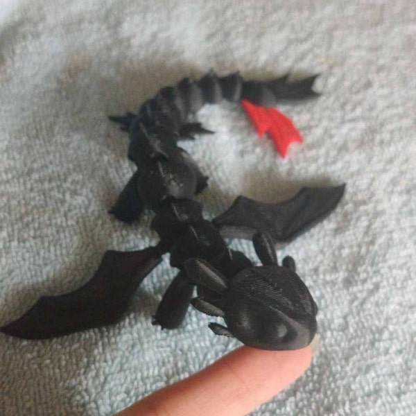 Toothless Fidget Dragon Toy Dragon Cool How to Train Your Dragon Fidget ...