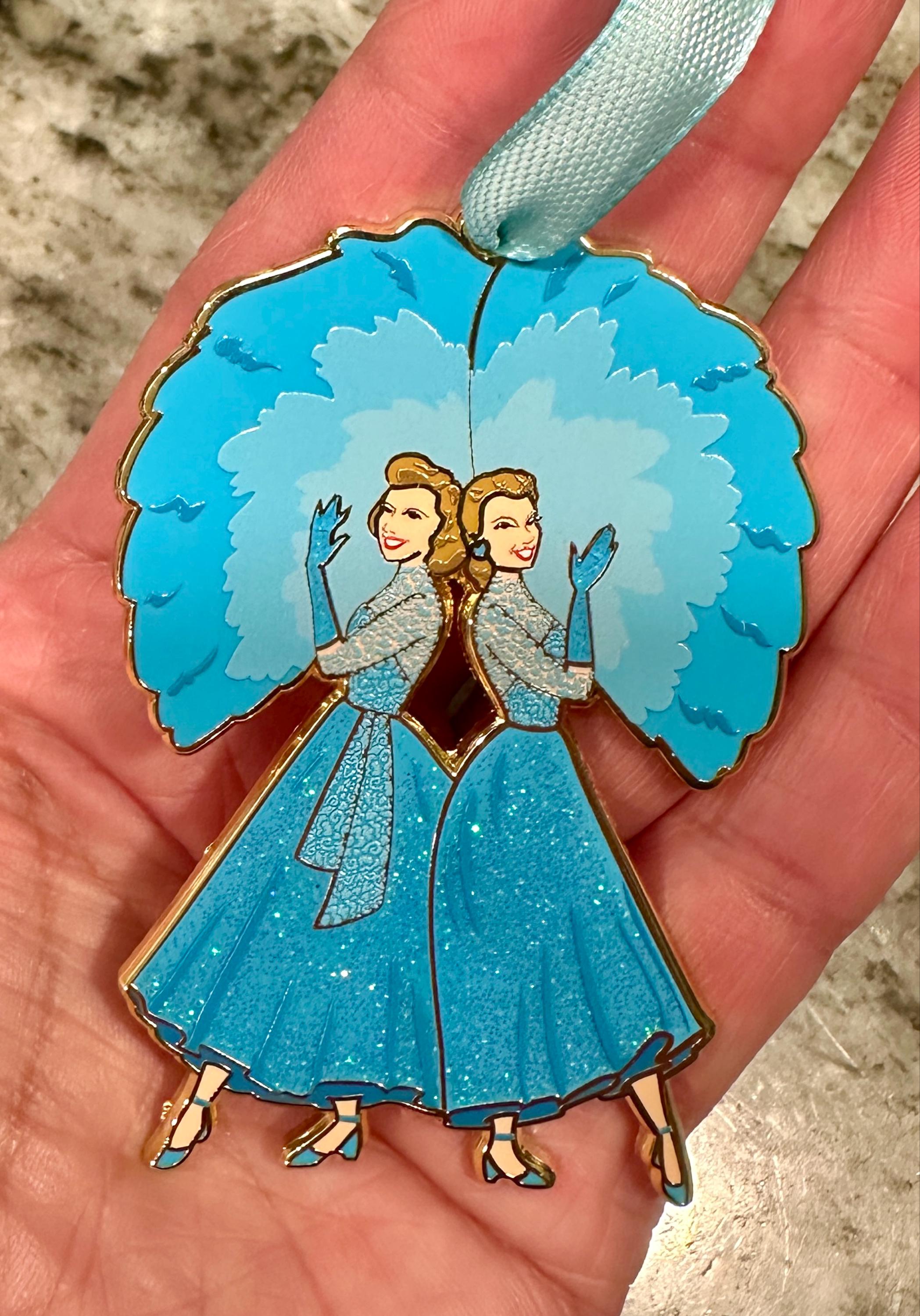 Sisters White Christmas Ornament